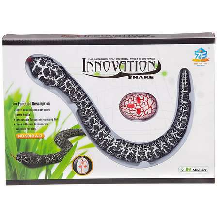 Интерактивная игрушка Junfa Змея белая на ИК управлении