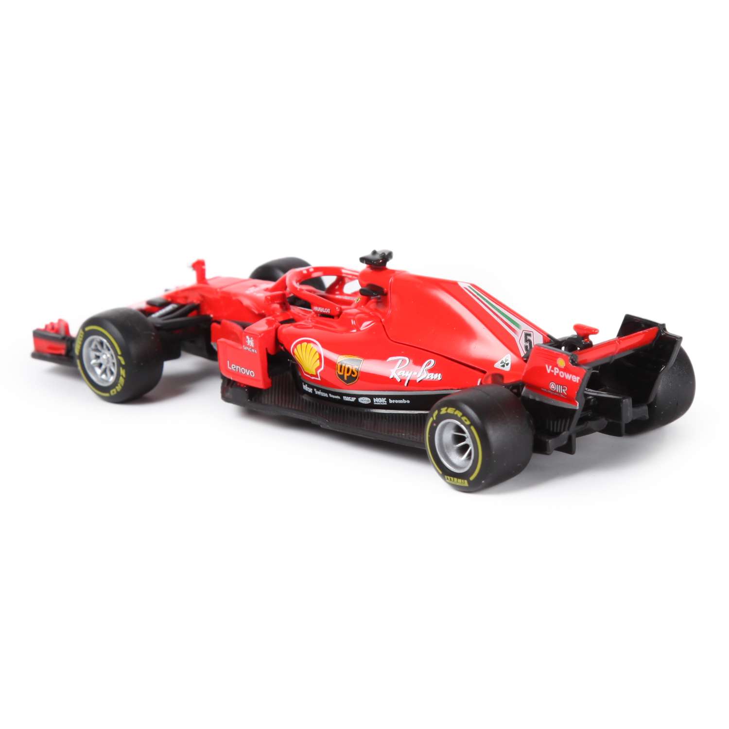 Машина BBurago 1:43 Ferrari Racing F71-h 18-36809W 18-36809W - фото 3