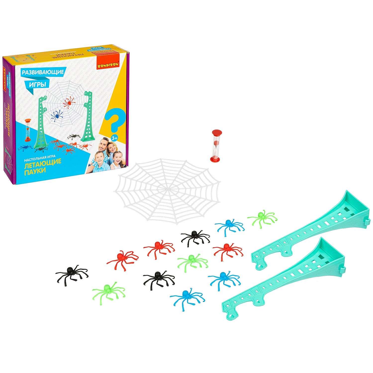 Игра развивающая Bondibon Летающие пауки ВВ4518 - фото 4