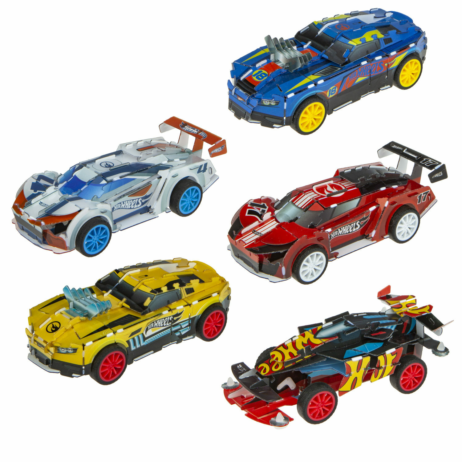 Сборная модель Hot Wheels 5 в 1 Т16458 - фото 7