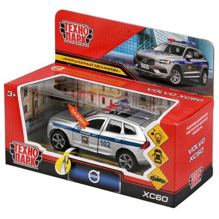Машина Технопарк Volvo XC60 R-Desing Полиция 299805