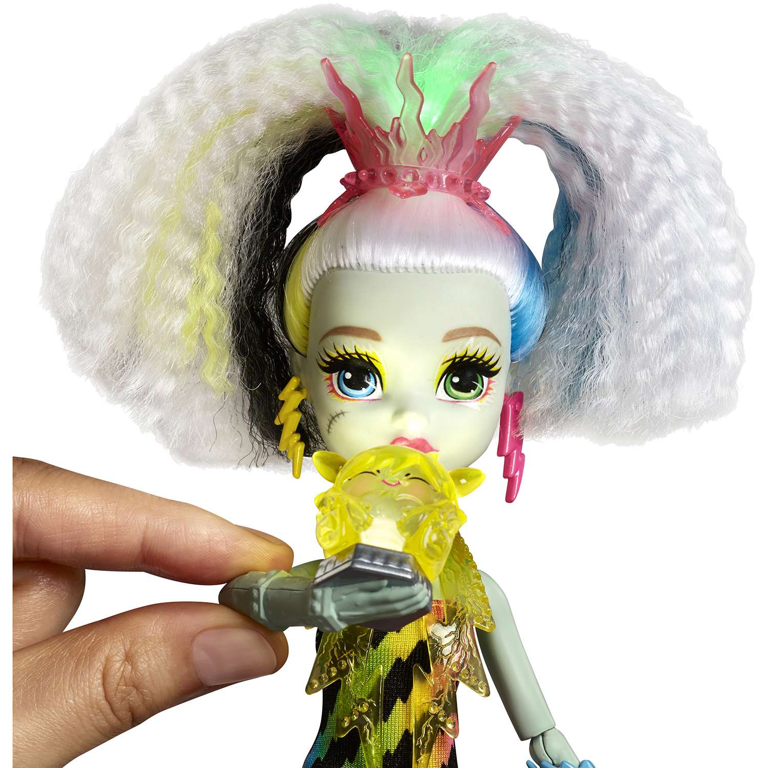 Кукла Monster High Электро Фрэнки DVH72 - фото 6