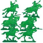 Набор солдатиков Воины и Битвы Конные сержанты цвет зеленый