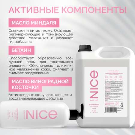 Гель для душа NICE by Septivit Love Is 5л