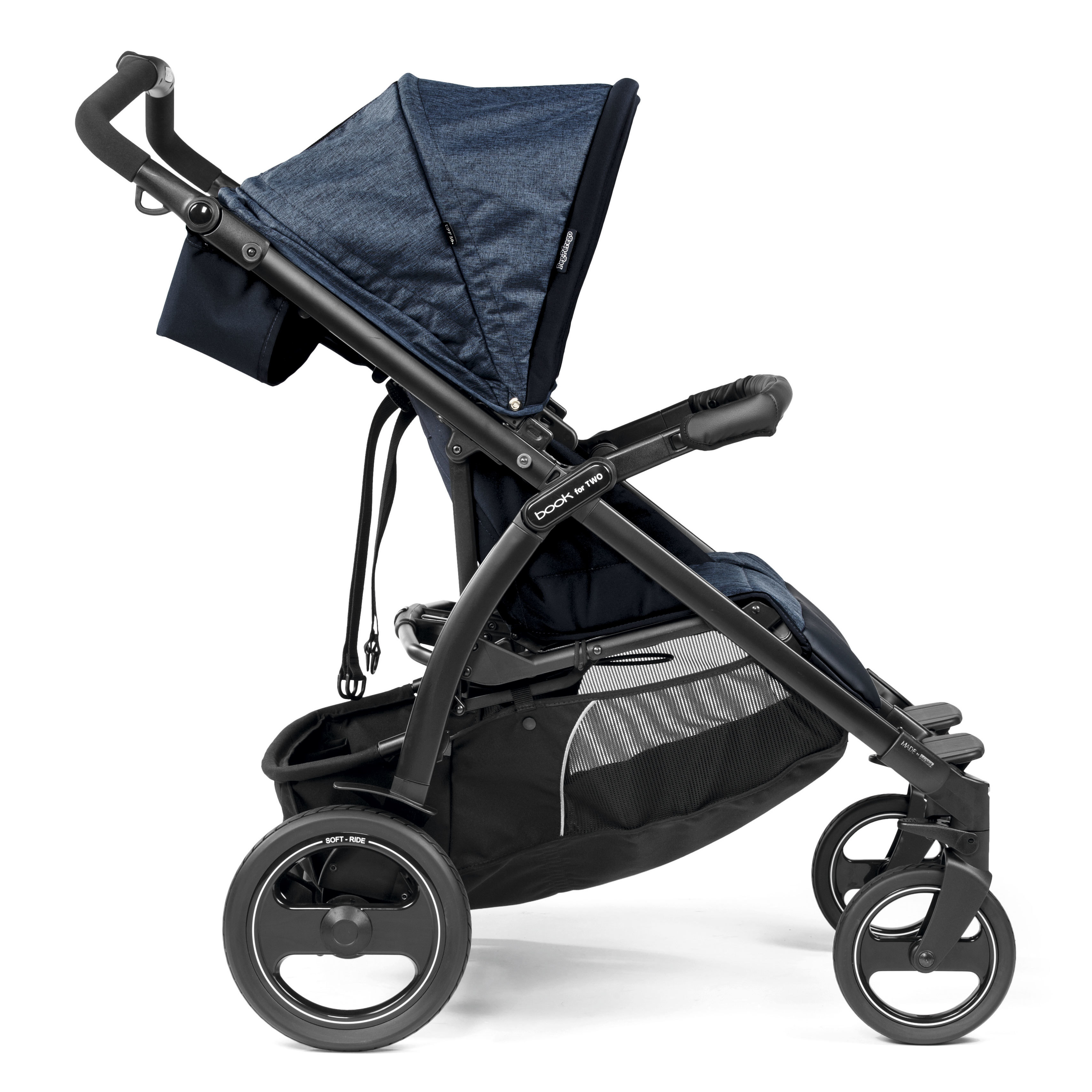 Коляска для двойни Peg-Perego Book For Two Indigo - фото 4