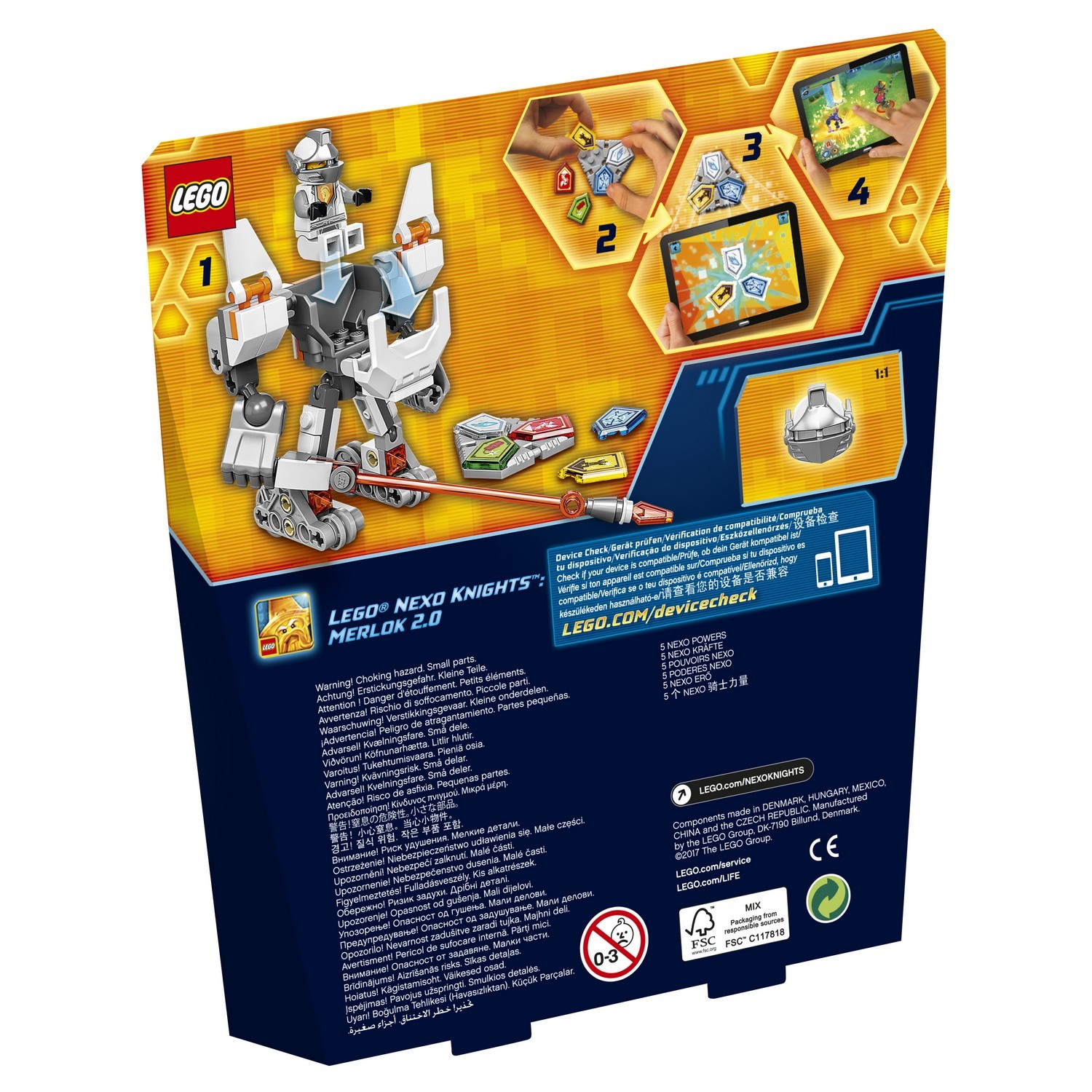 Конструктор <b>LEGO</b> <b>Nexo</b> <b>Knights</b> Боевые доспехи <b>Ланса</b> (70366) - фото 3.