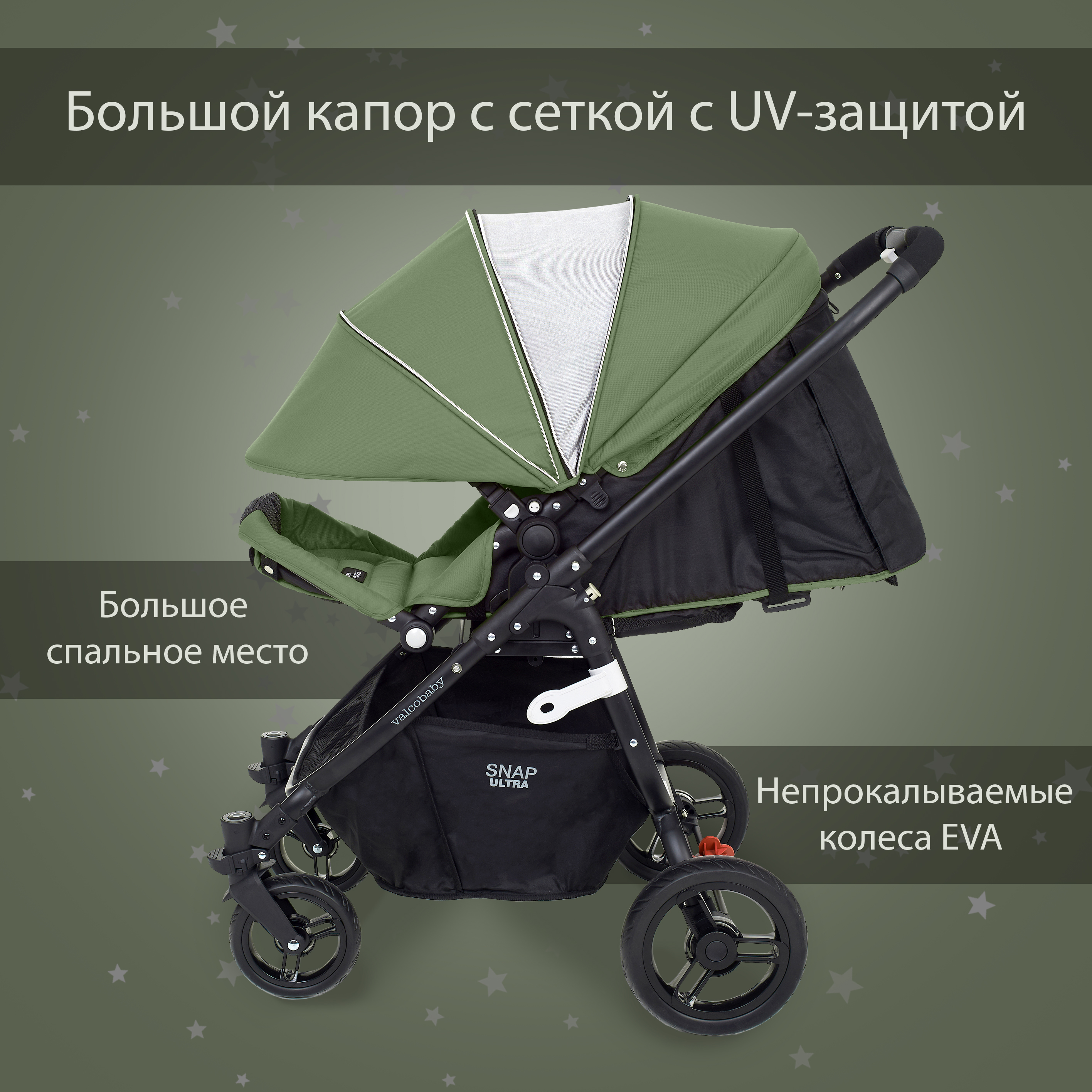 Прогулочная коляска Valco baby Snap 4 Ultra Coal Black - фото 16