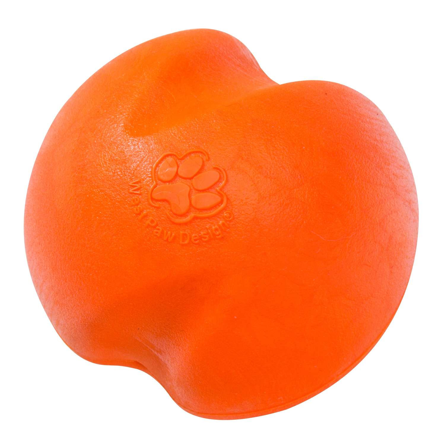 Игрушка для собак West Paw Zogoflex Jive Мячик L Оранжевый - фото 1