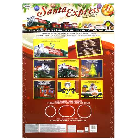 Набор Eztec Железная дорога Santa Express 41предмет 62197