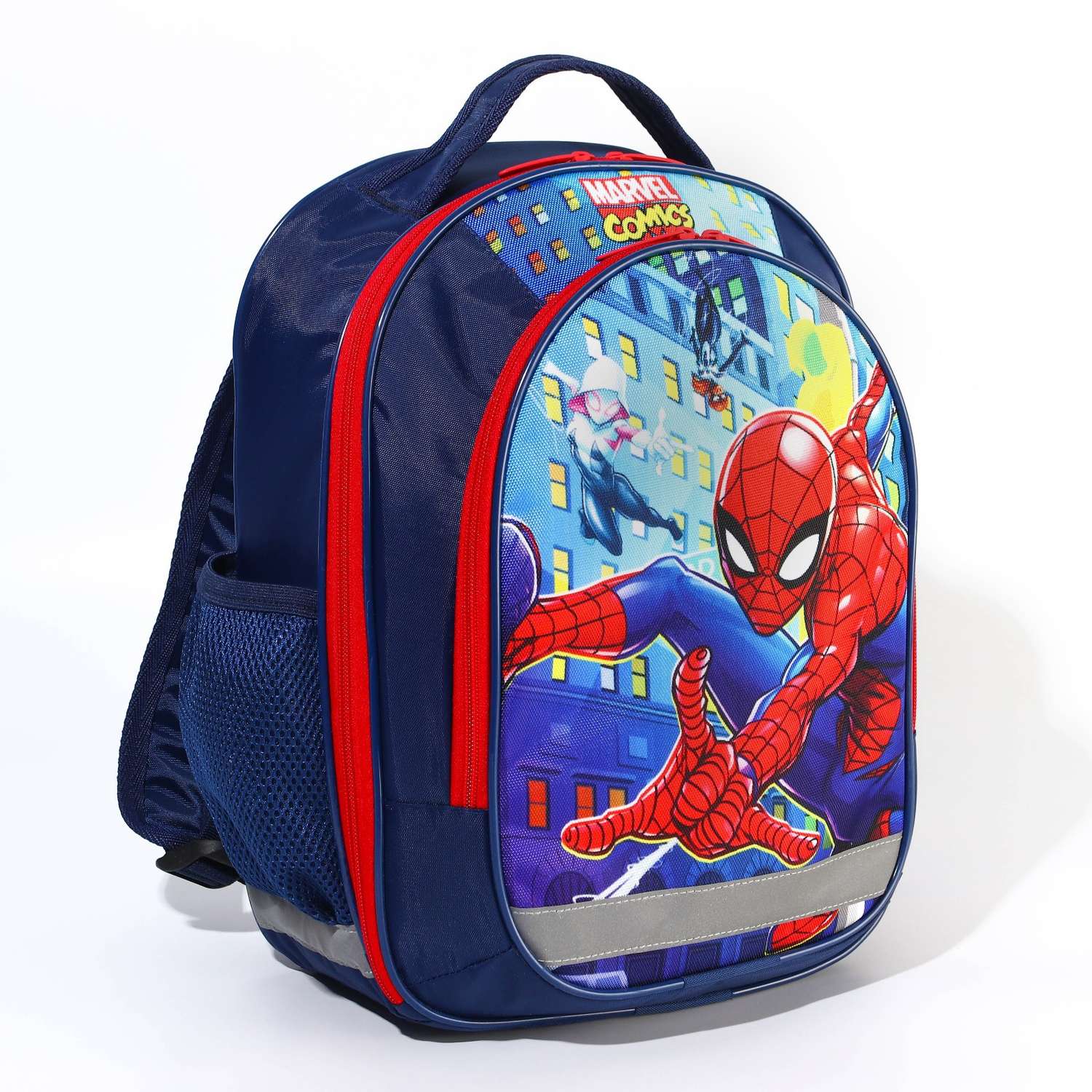 Рюкзак MARVEL школьный с эргономической спинкой 37х26х15 см Человек-паук - фото 2