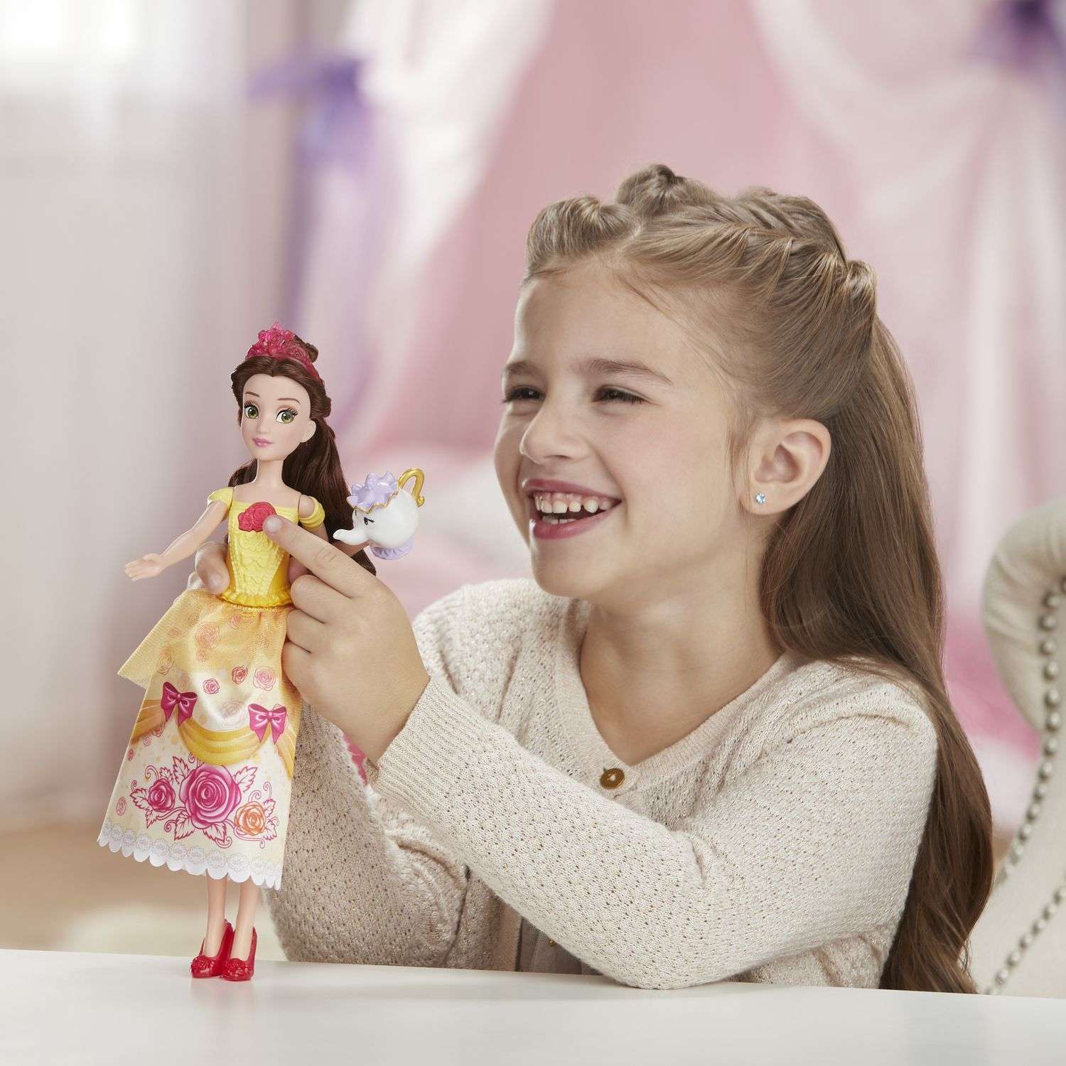 Кукла Disney Princess Hasbro Бель поющая E6620EU40 E3046EU4 - фото 4