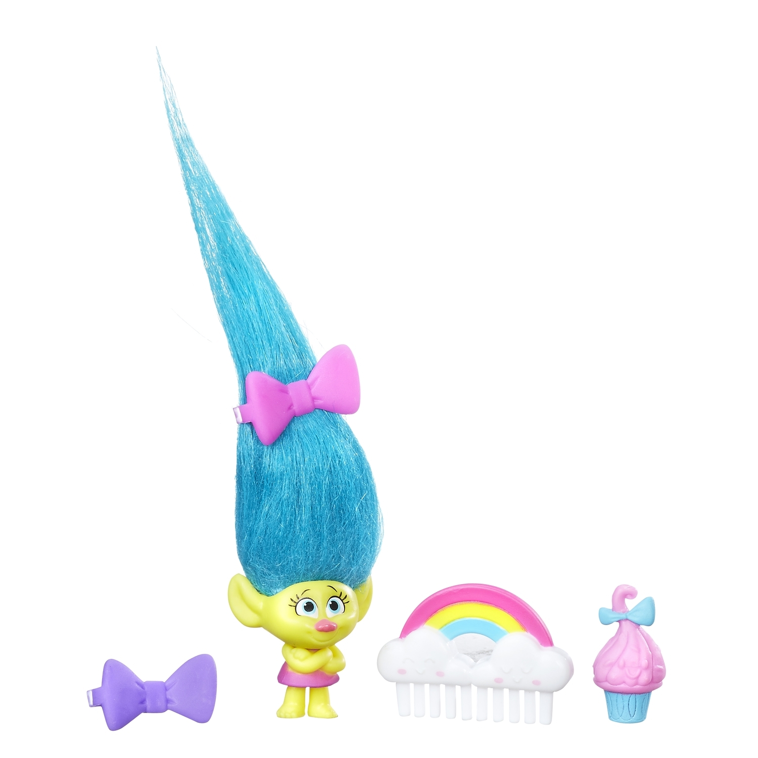 Коллекционная фигурка Trolls тролля Smidge Peque B8048 - фото 1