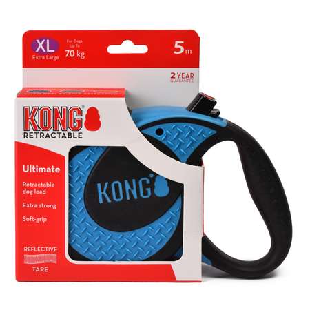 Рулетка KONG Ultimate синяя лента 5м до 70кг
