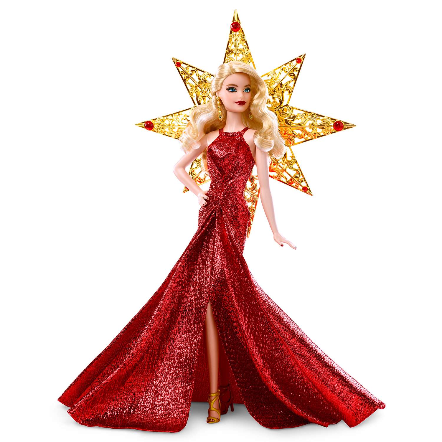 Кукла Barbie Праздничная в сверкающем платье DYX39 - фото 2
