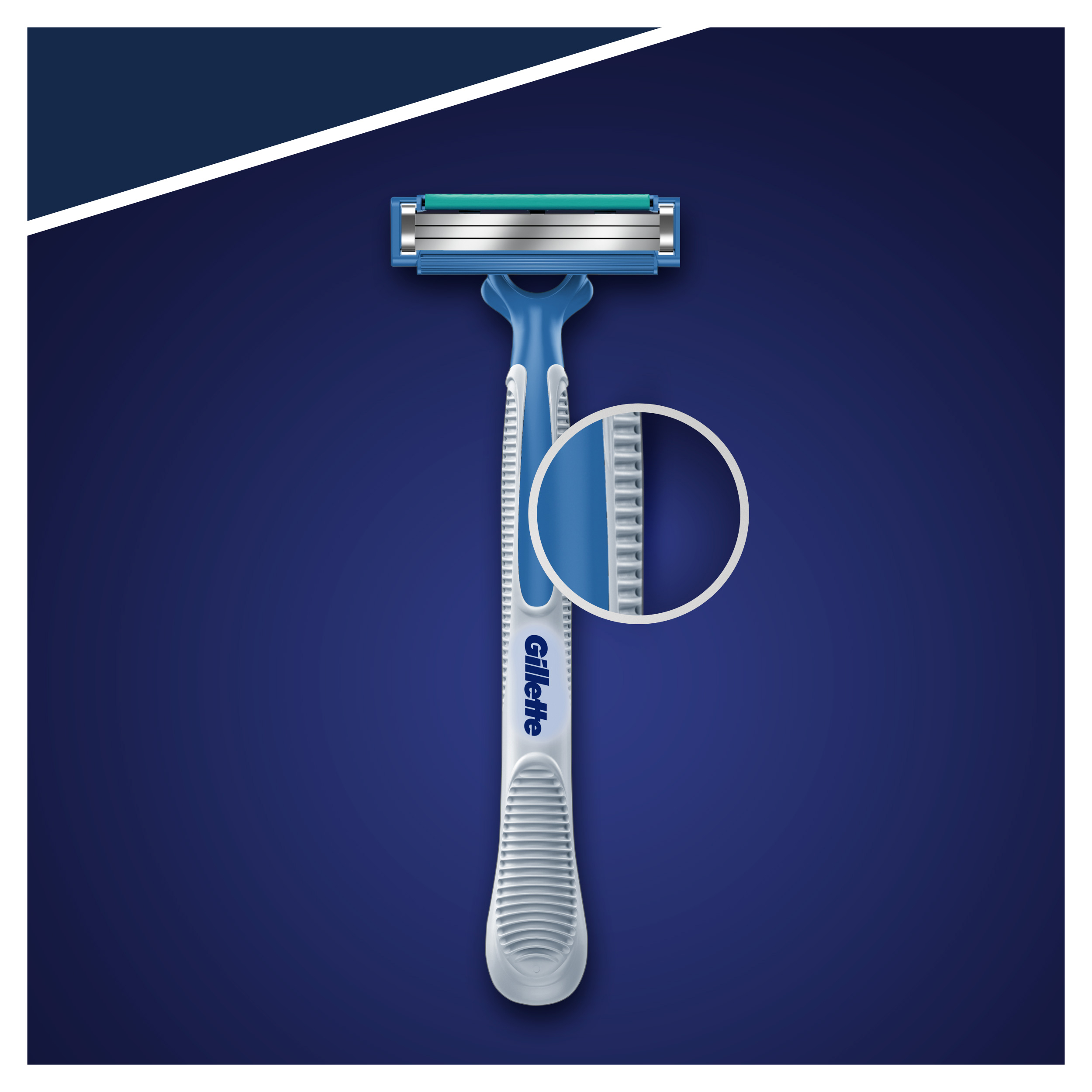 Бритвы одноразовые Gillette Blue Simple3 8шт - фото 4