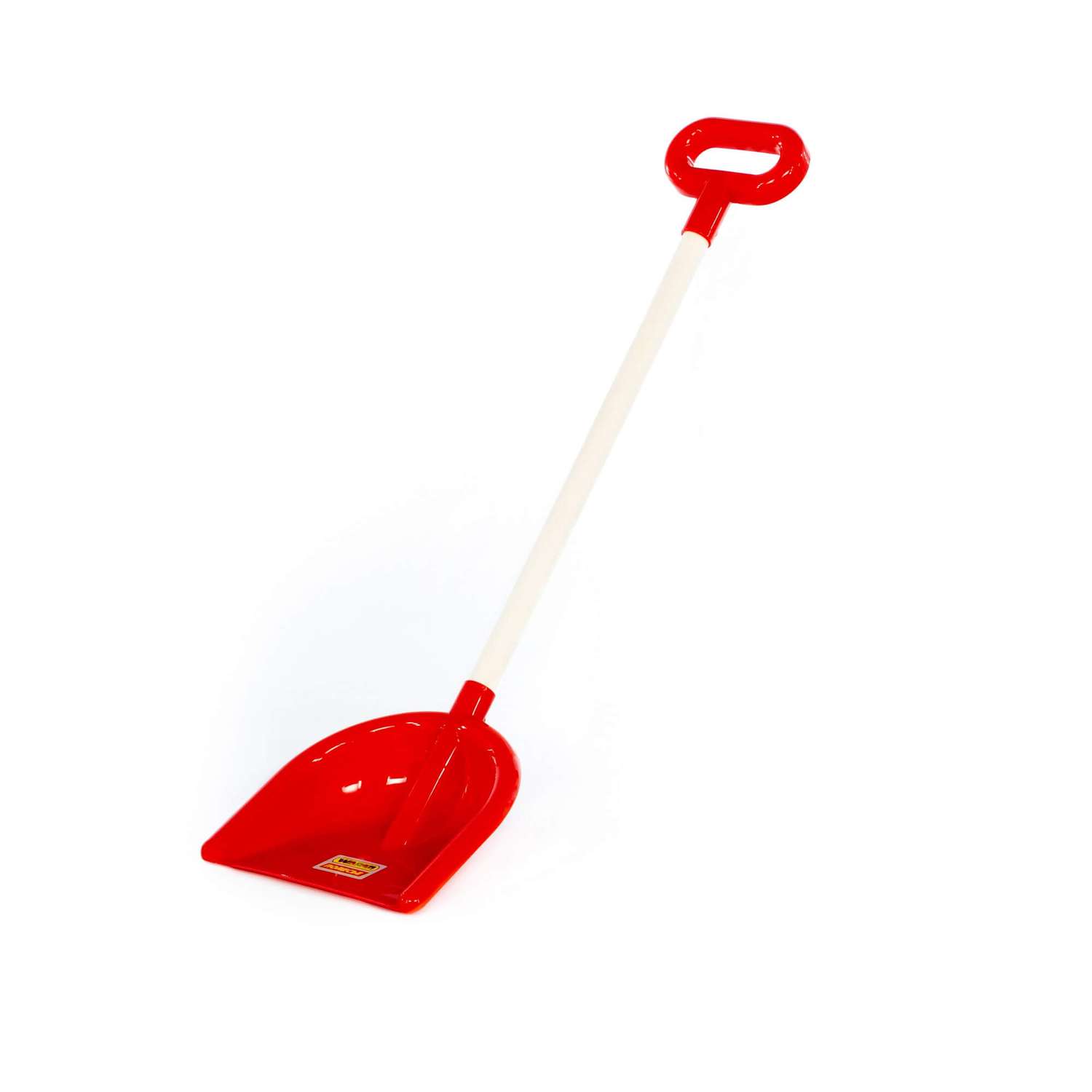 Лопатка Полесье деревянный черенок с ручкой 67 см красная - фото 2