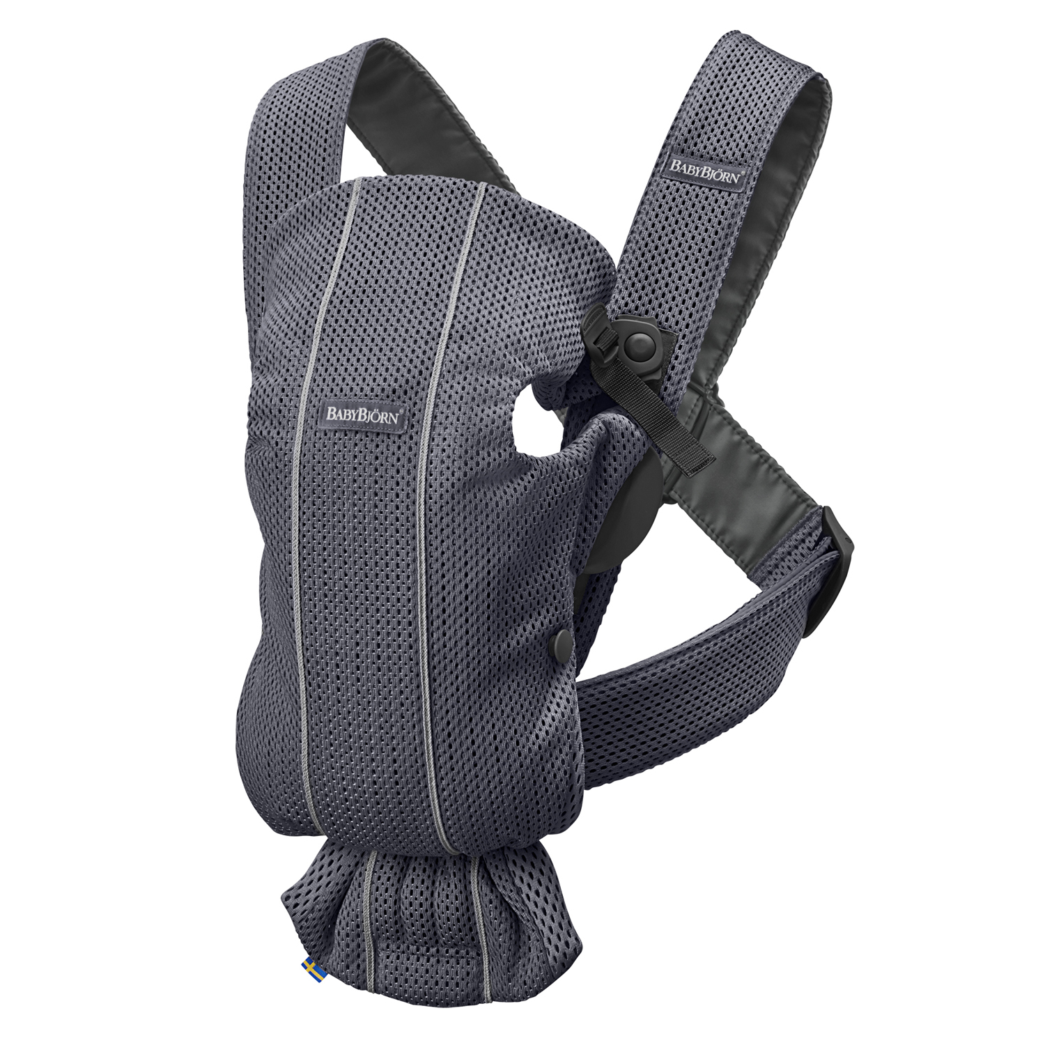 Рюкзак для переноски ребенка BabyBjorn Mini Mesh Антрацит - фото 1