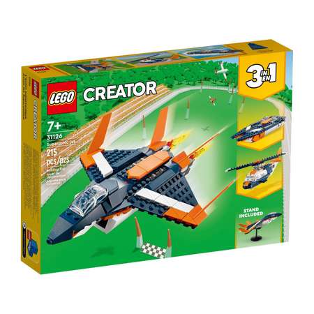 Конструктор LEGO Creator Сверхзвуковой самолёт 31126
