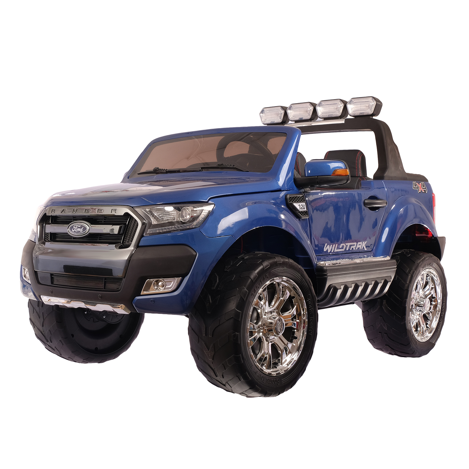 Электромобиль Sima-Land Ford ranger new 4WD полный привод голубой купить по  цене 43929 ₽ в интернет-магазине Детский мир