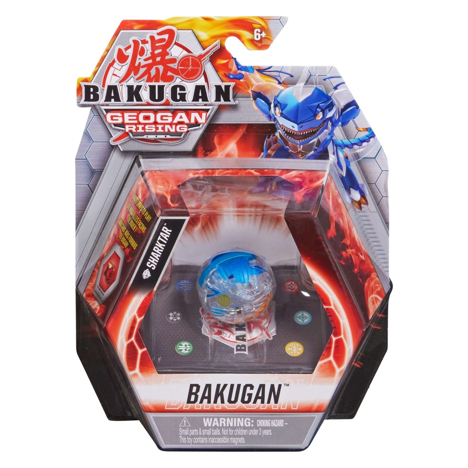 Фигурка-трансформер Bakugan S3 Dmnd Monster Shark 6061459/20132739 - фото 4