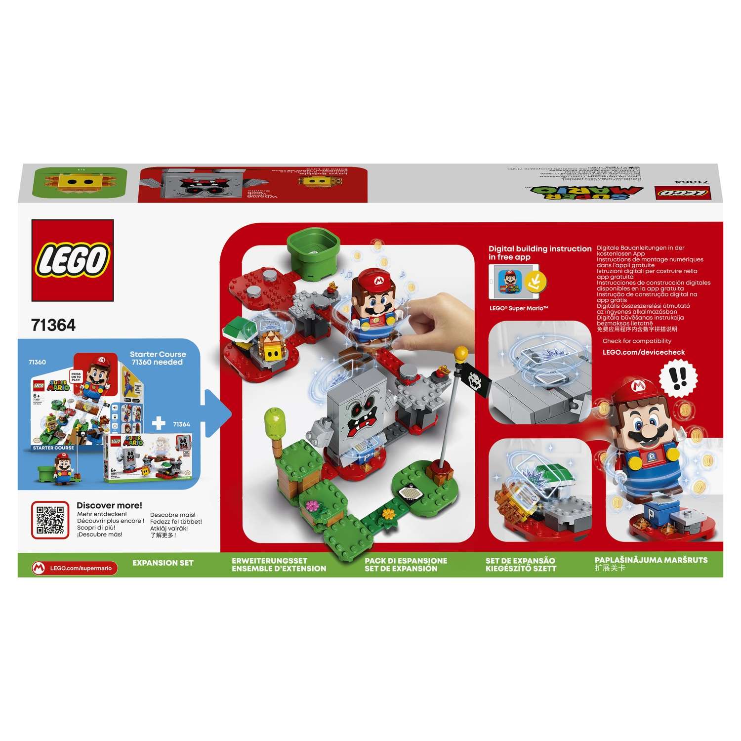 Конструктор LEGO Super Mario Неприятности в крепости Вомпа 71364 - фото 3