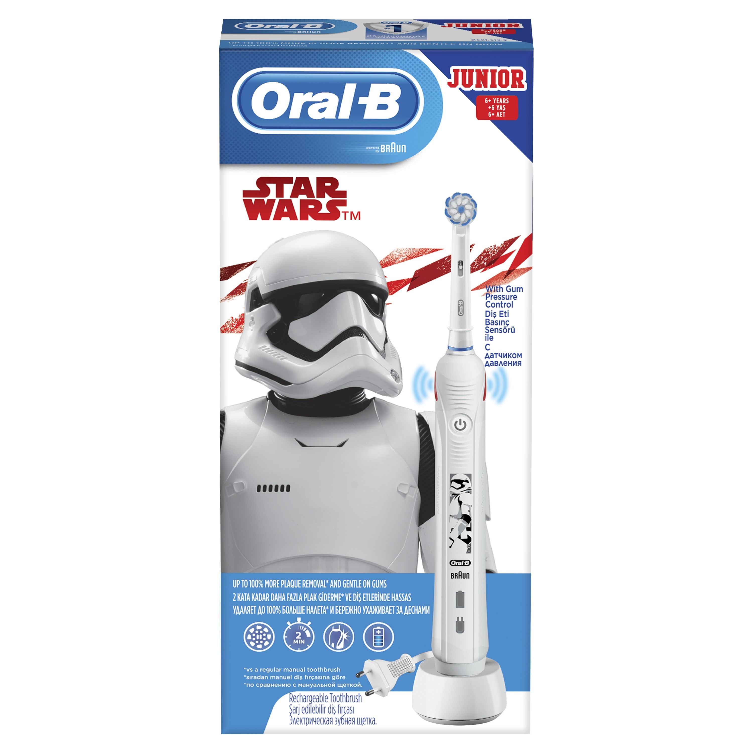 Зубная щетка Oral-B Junior Pro 2 с 6лет 80324589 - фото 2