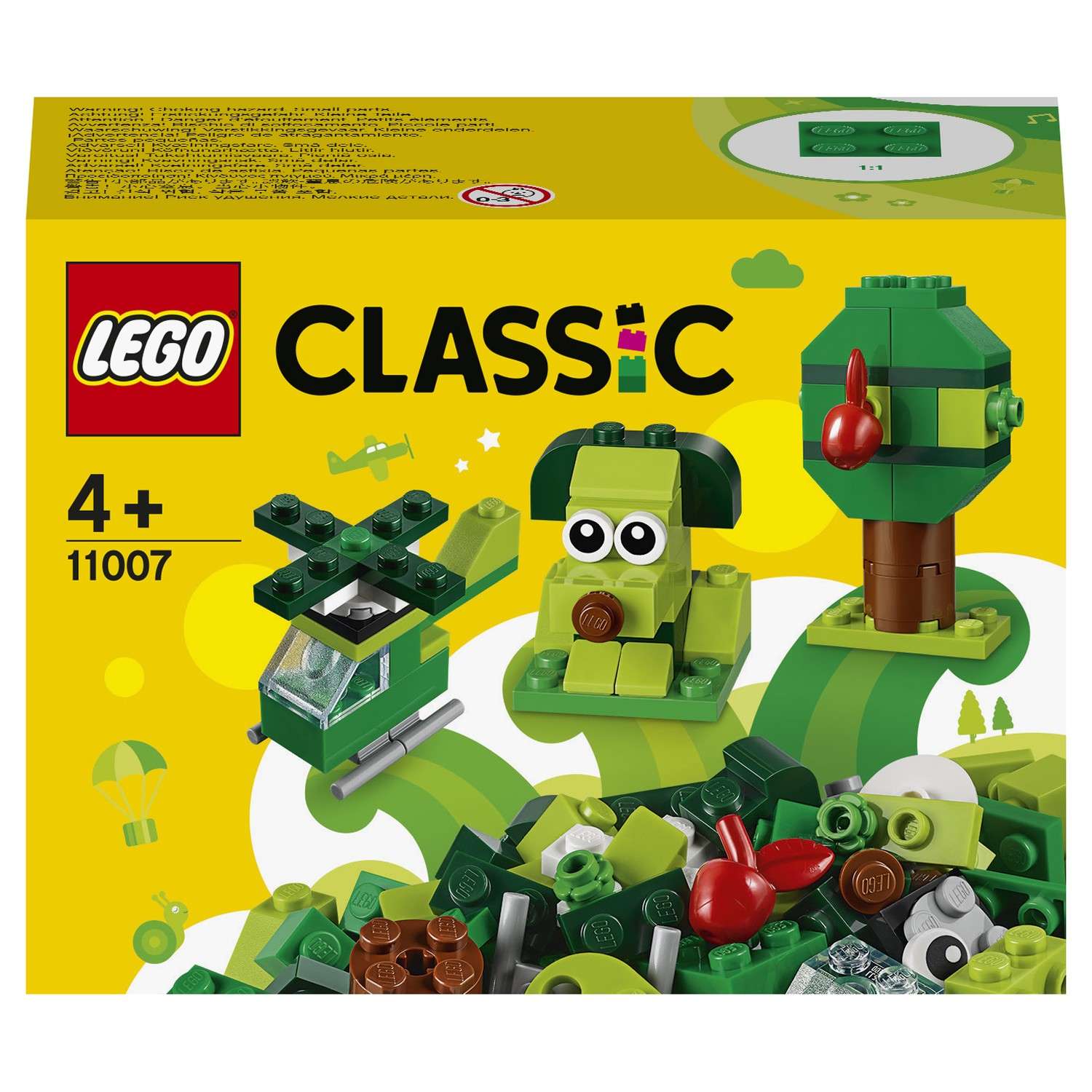 Конструктор LEGO Classic Зеленый 11007 - фото 2