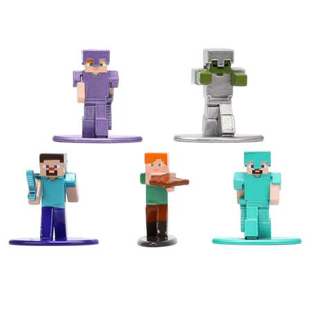 Набор фигурок Jada Minecraft Nano Metalfigs 20шт ТоуR86