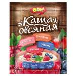 Каша Ого! овсяная с малиной черникой клюквой и шиповником 50г