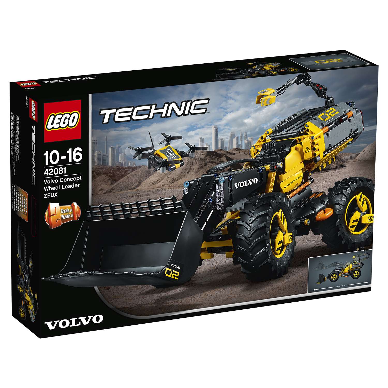 Конструктор LEGO Technic Volvo колёсный погрузчик ZEUX 42081 - фото 2