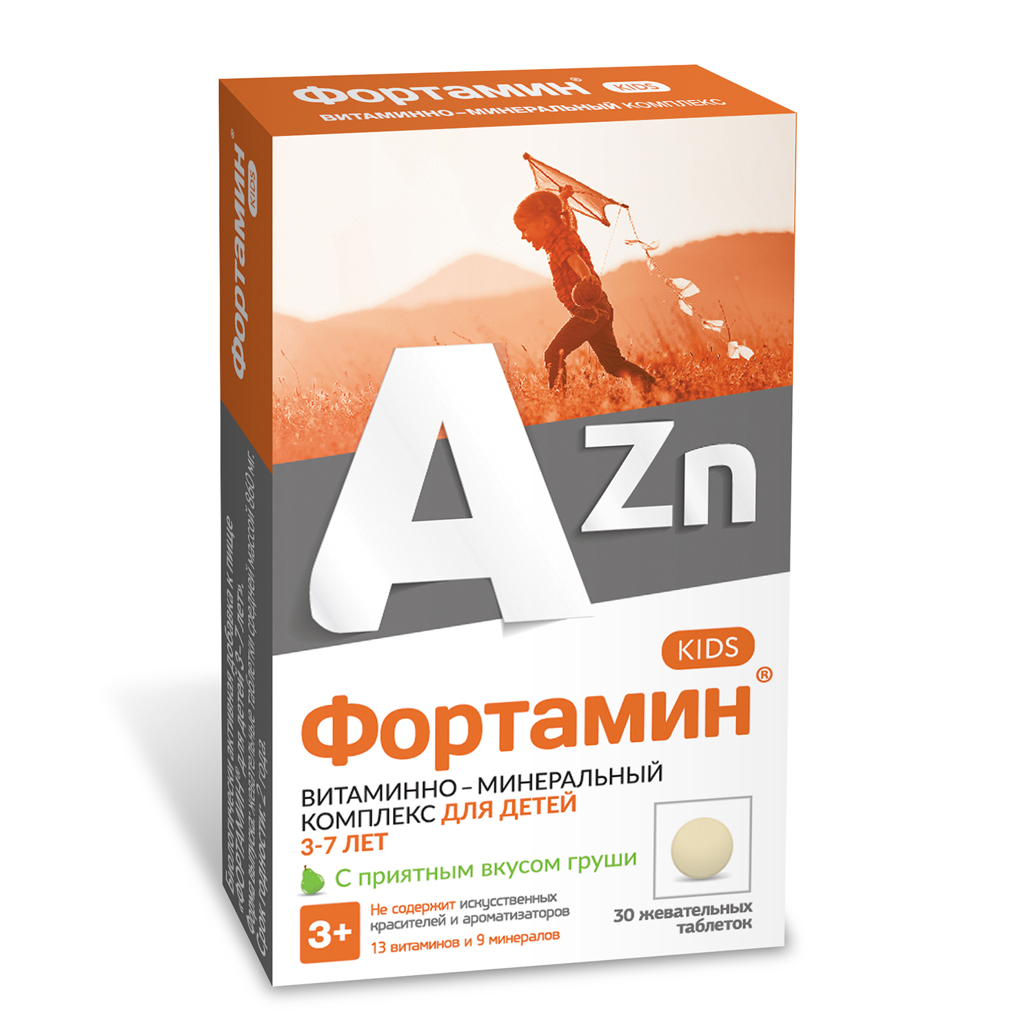 Биологически активная добавка Фортамин для детей с 3 до 7лет 30таблеток - фото 1