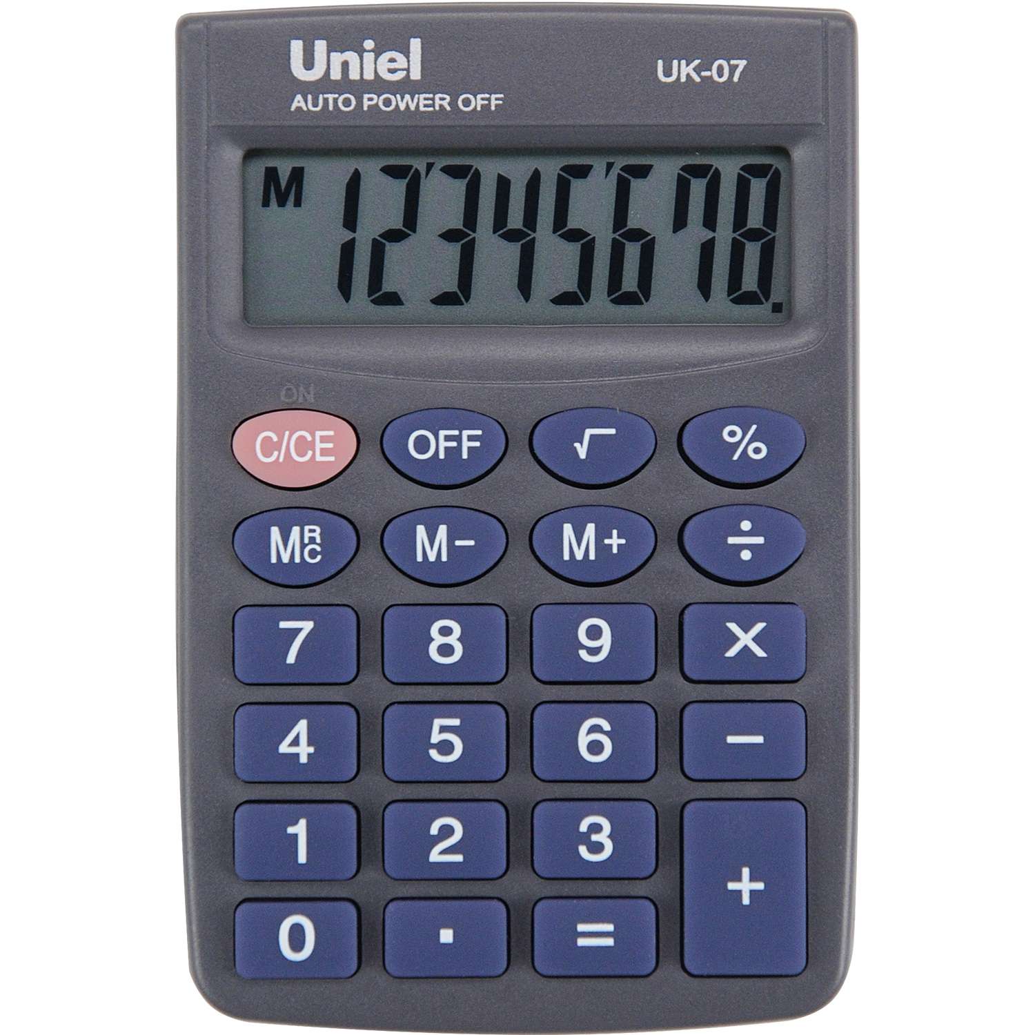 Калькулятор карманный Prof-Press UNIEL UK-07 8 разрядов - фото 2