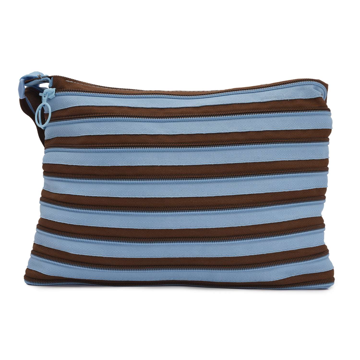 Сумка Zipit Medium Shoulder Bag Ocean Blue & Soft Brown - фото 3