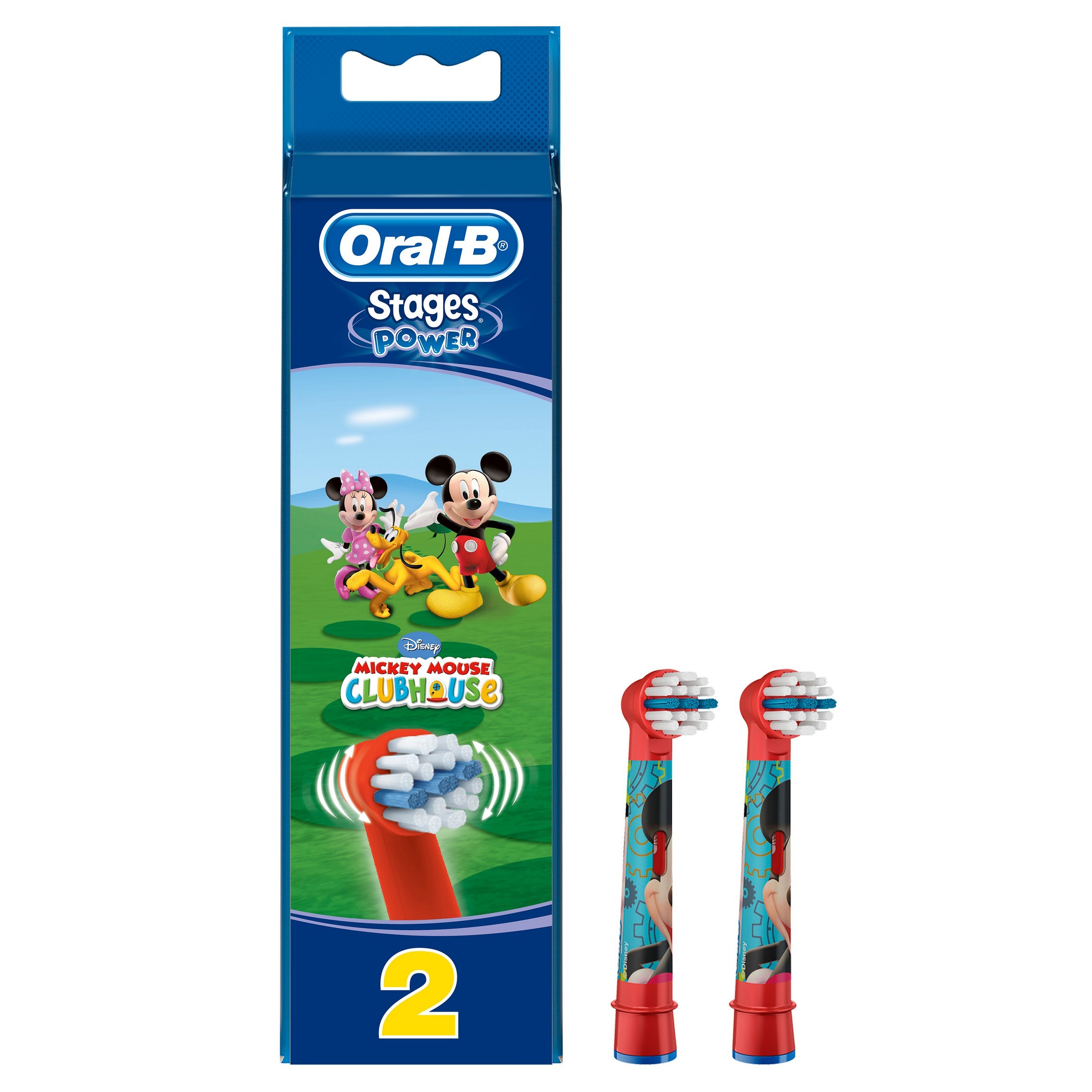 Насадки для электрических зубных щеток Oral-B Микки-Маус 2шт - фото 4