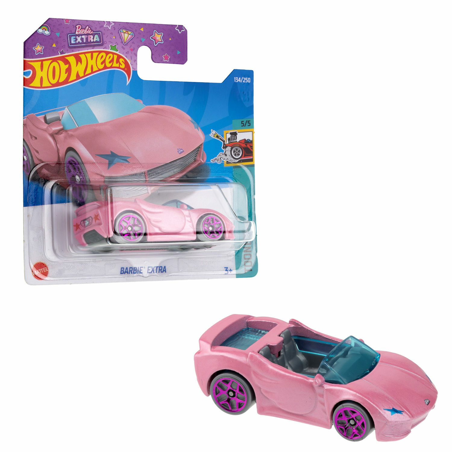 Коллекционная машинка Hot Wheels 134 Барби Экстра купить по цене 572 ₽ в  интернет-магазине Детский мир