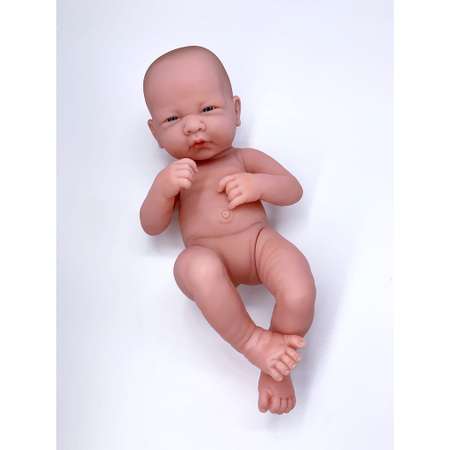 Кукла JC TOYS Виниловая 36см Newborn с кроваткой «18578»