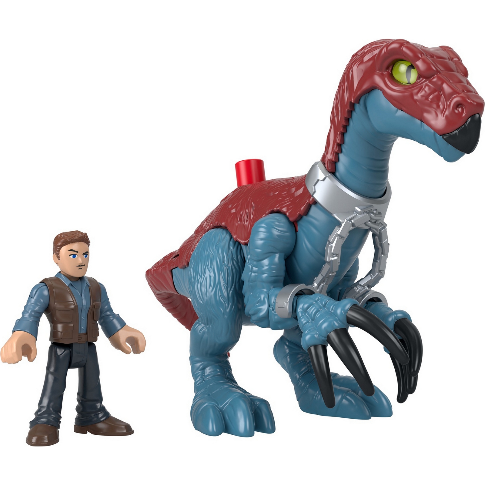 Набор IMAGINEXT Jurassic World Теризинозавр и Оуэн GVV63 - фото 7