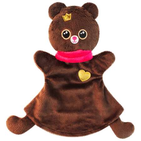 Игрушка-рукавичка Мякиши Мишка коричневый для кукольного театра