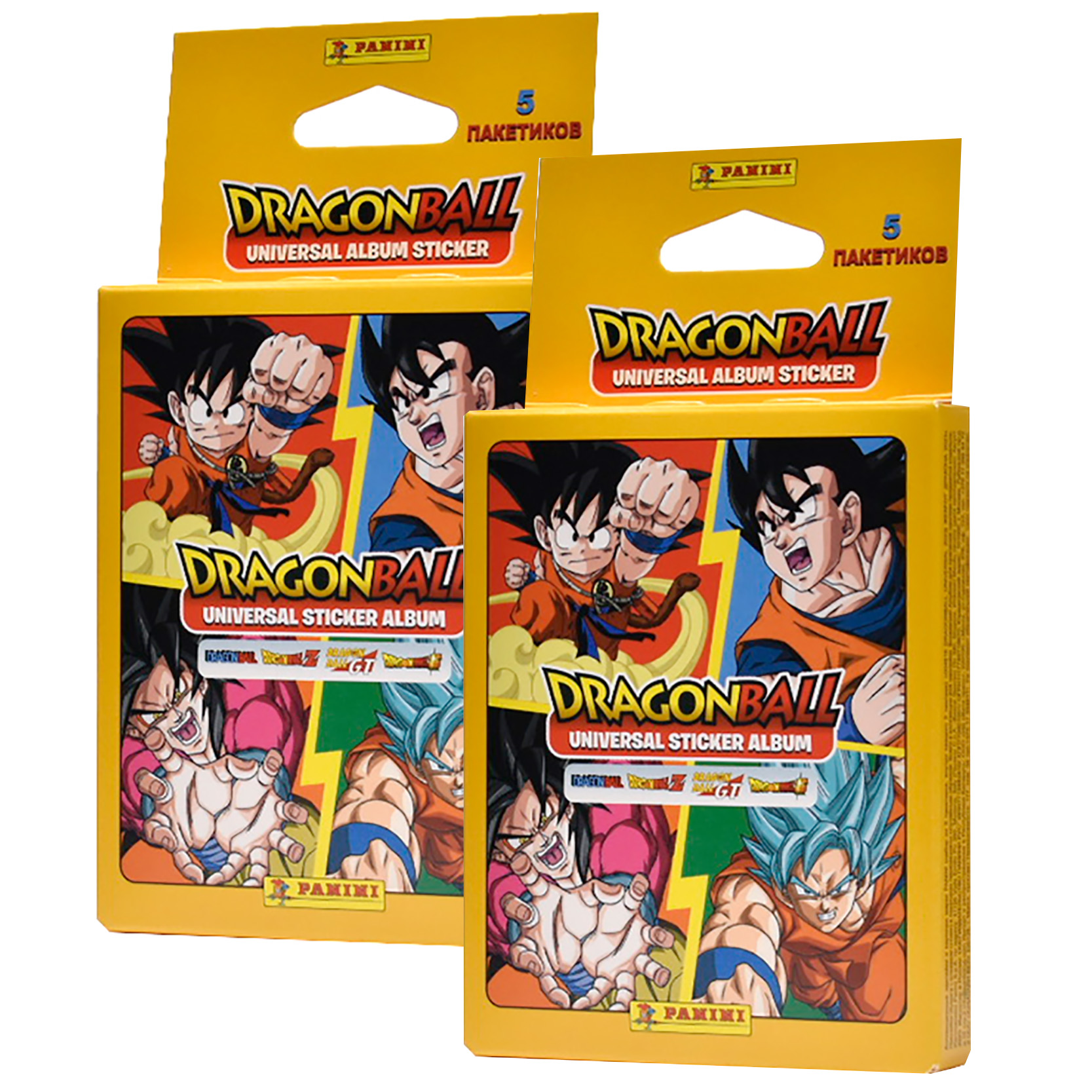 Набор коллекционных наклеек Panini Dragonball Жемчуг Дракона 10 пакетиков в экоблистере - фото 1