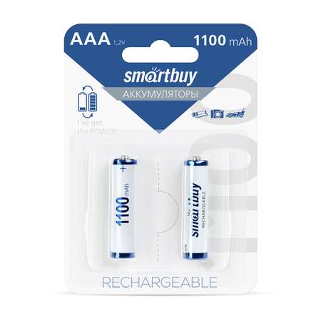 Аккумулятор Smartbuy NiMh 1100 mAh R03 - 2 шт. в упаковке