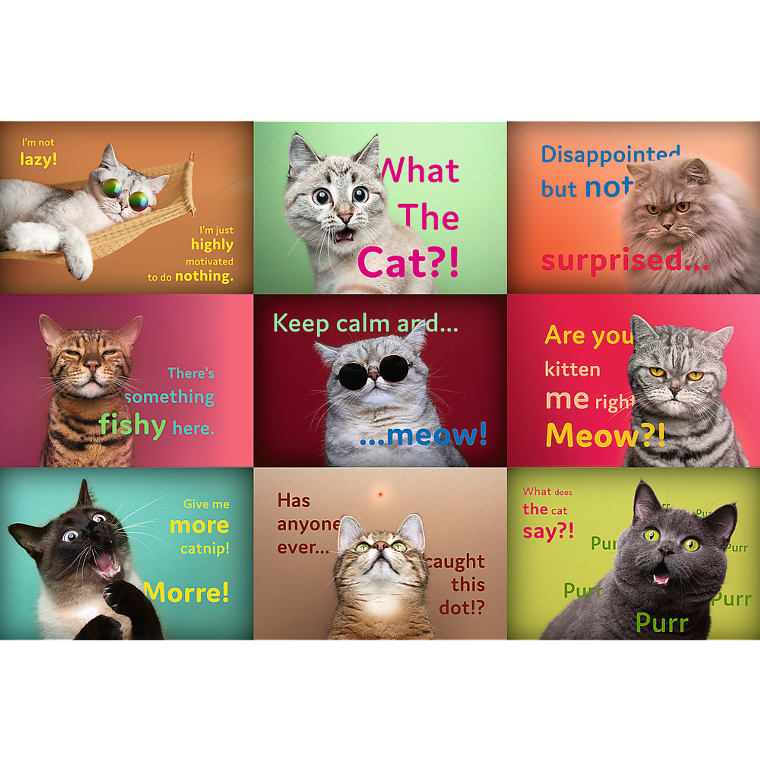 Пазл 1500 деталей Trefl Смешные портреты кошек - фото 2