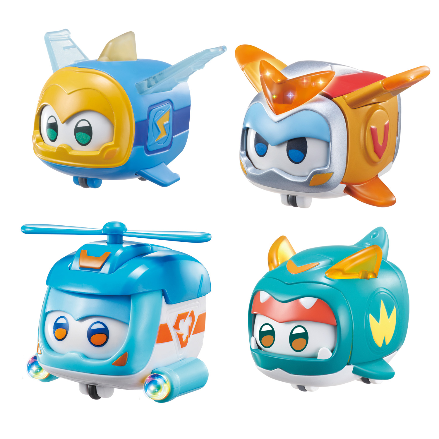 Набор игровой Super Wings мини питомцы Шайн+Голден бой+Джеров+Тино EU770492 - фото 1