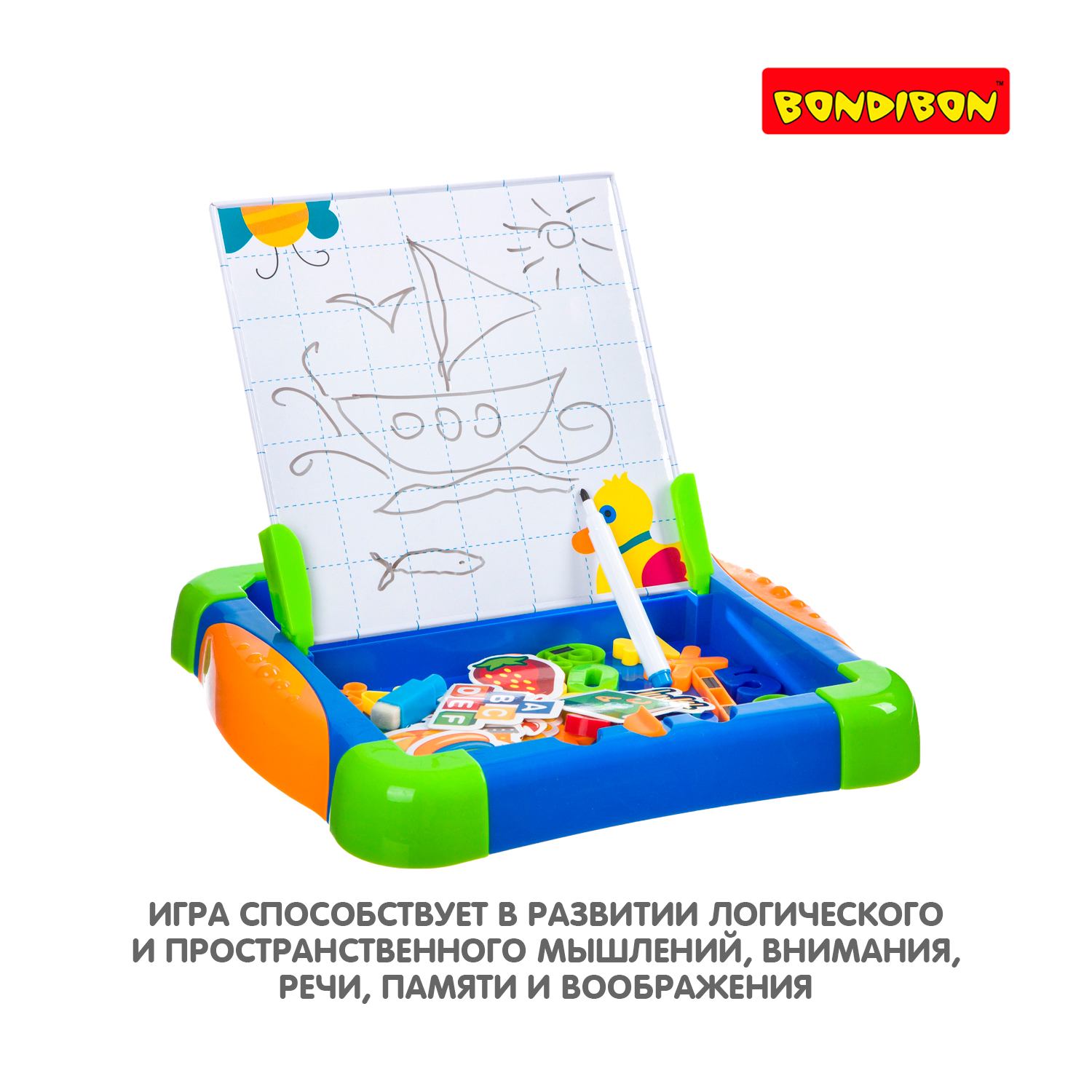 Обучающая игра BONDIBON Baby you Считаем и рисуем - фото 8