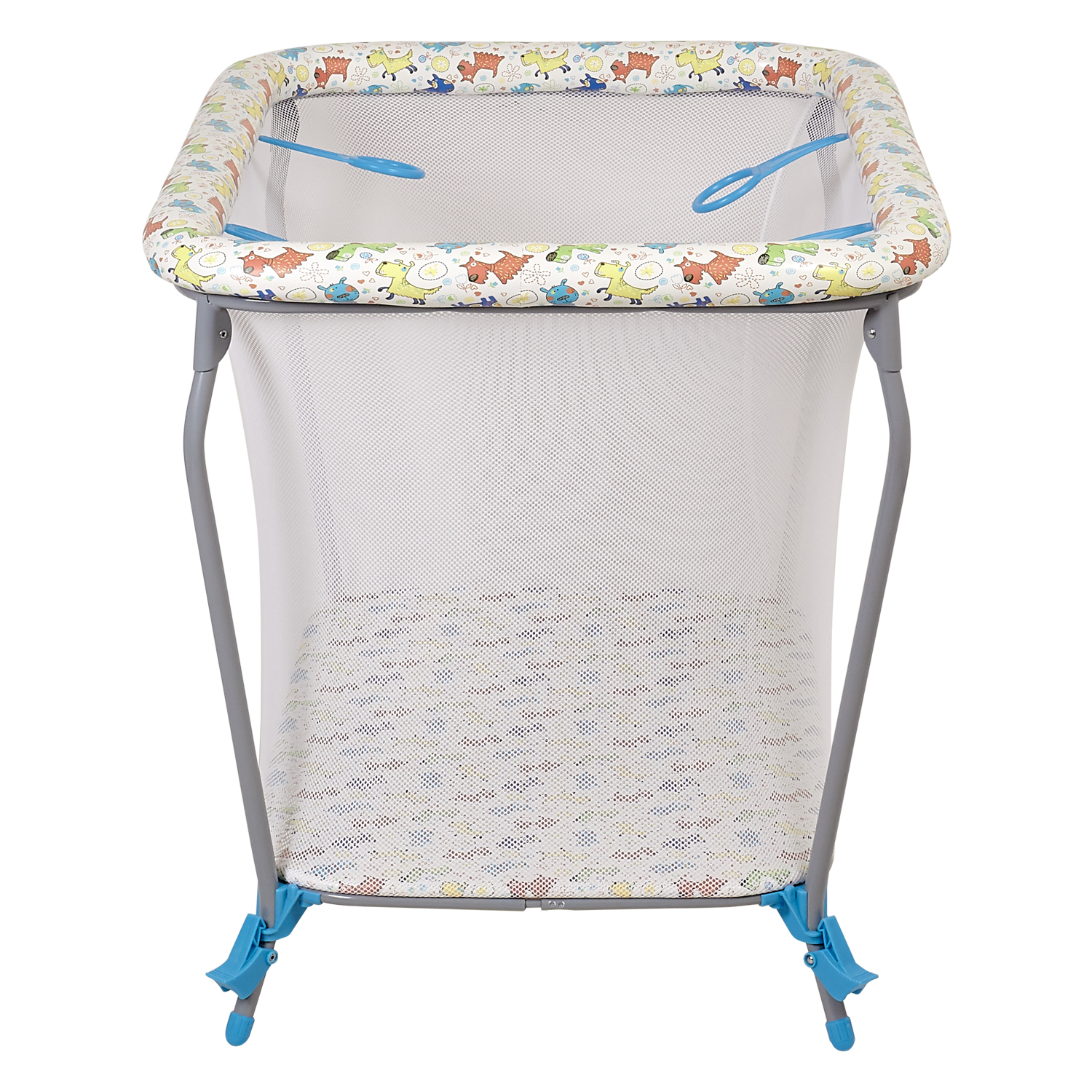 Манеж Polini kids Classic Собачки Бирюзовый 0002227-22 - фото 4