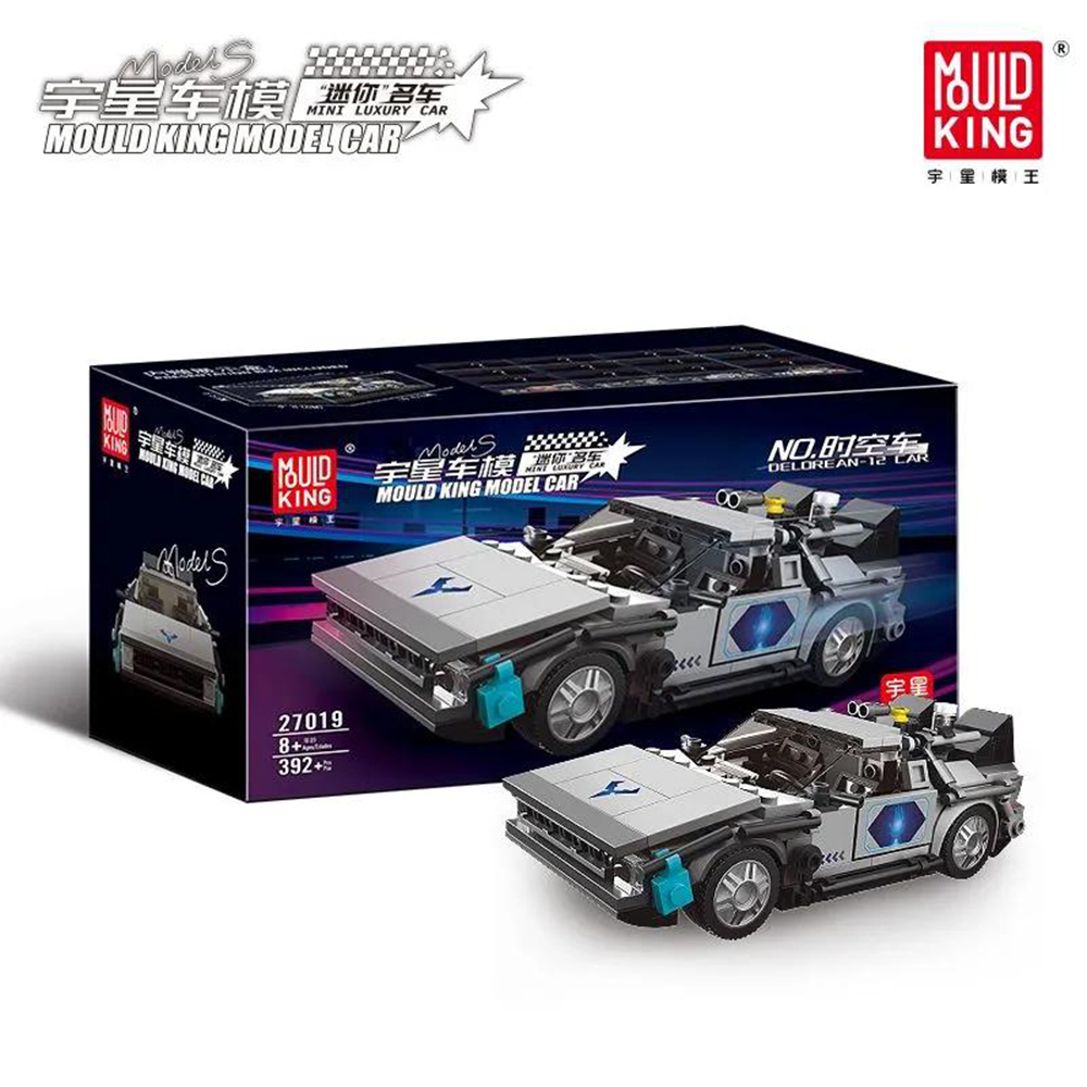 Конструктор Mould King Спорткар Машина времени DeLorean DMC-12 - 392 детали  купить по цене 1292 ₽ в интернет-магазине Детский мир