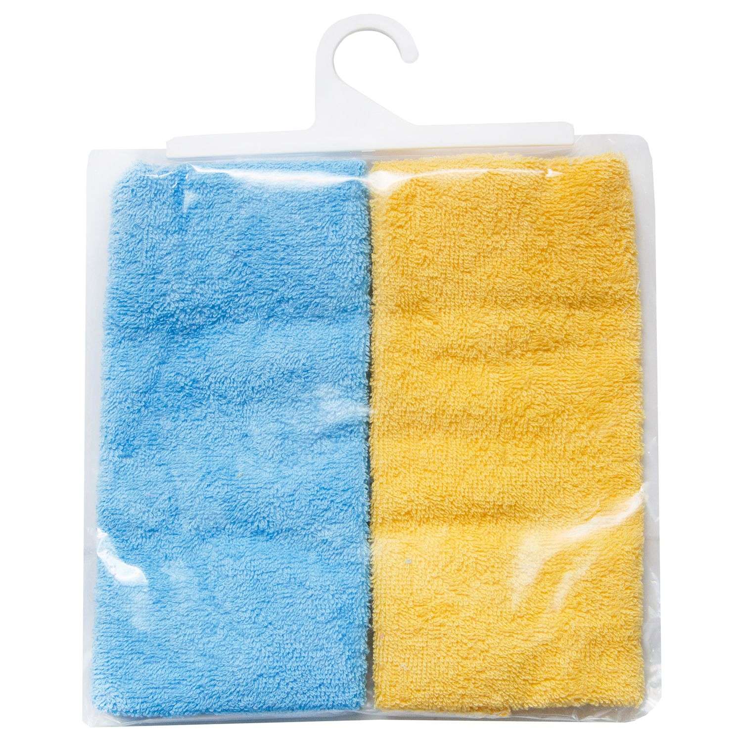 Полотенце-салфетка для кормления Amarobaby Soft Care 2шт Голубой-Жёлтый - фото 2