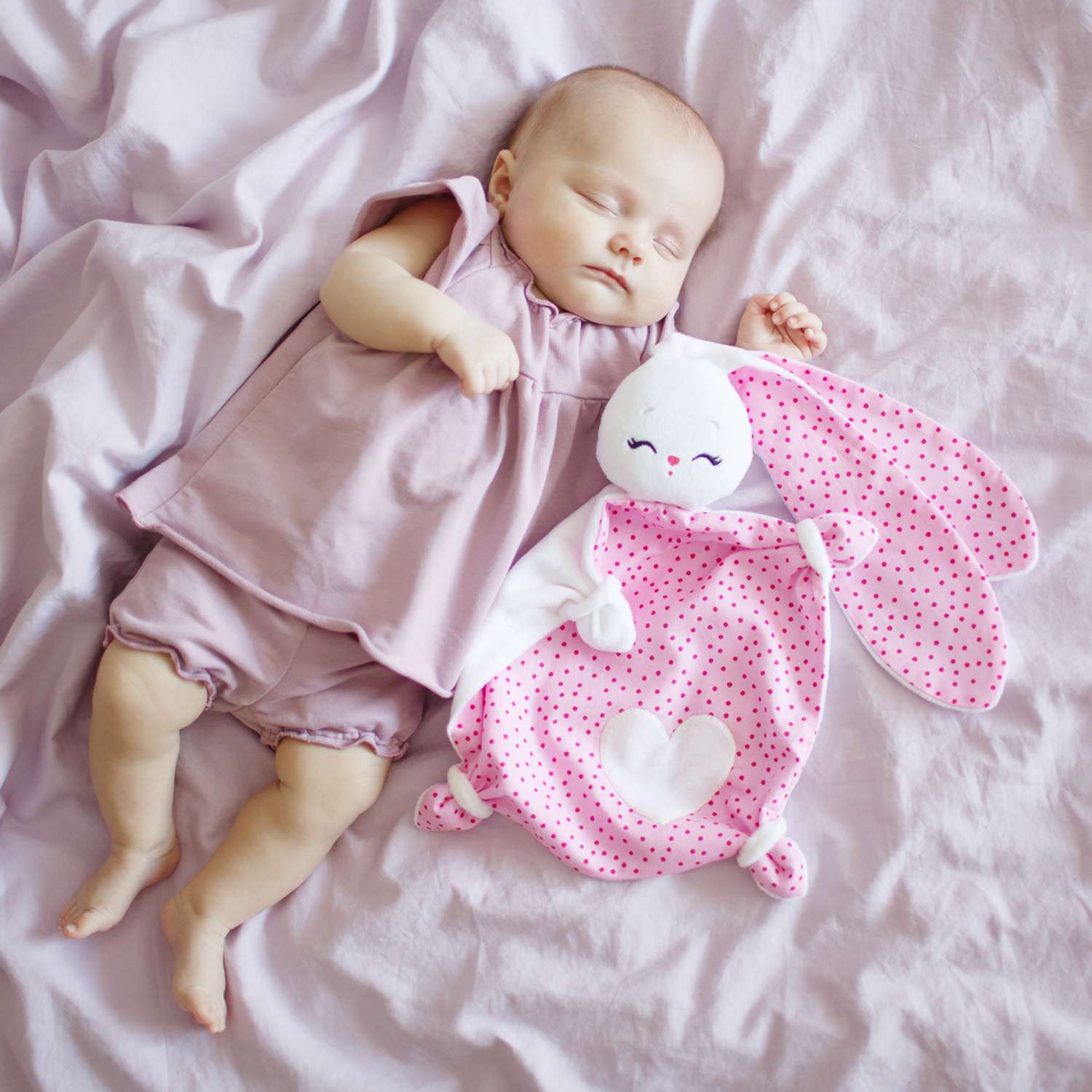 Игрушка-комфортер Мякиши мягкая Зайка Банни для сна для новорождённых - фото 2