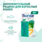 Влажный корм для кошек MONGE 0.08 кг тунец (полнорационный)