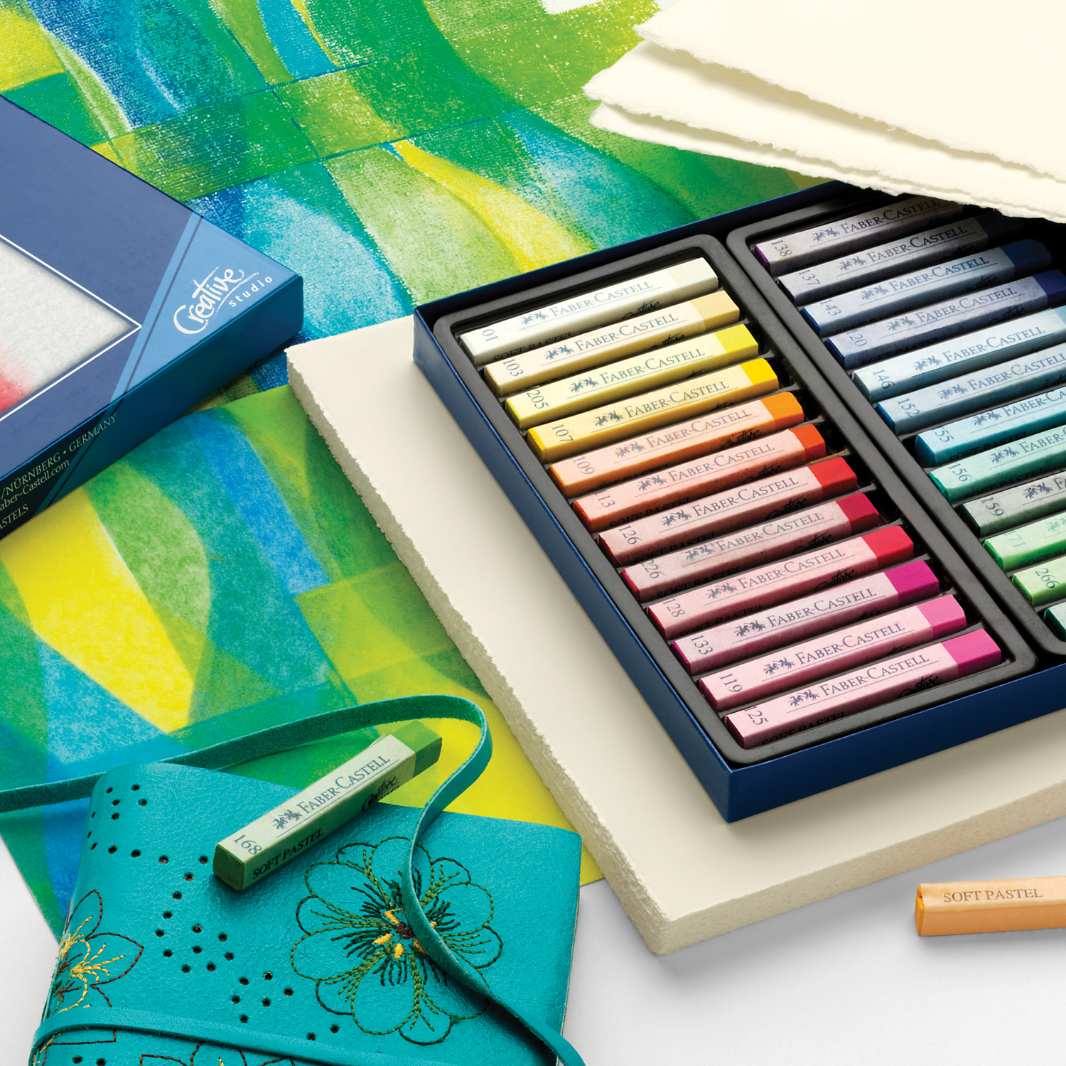 Пастель FABER CASTELL Soft pastels 36 цветов - фото 3