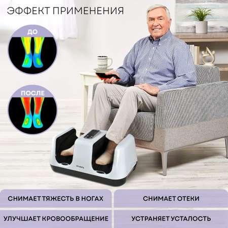 Массажер для ног Planta MF-4W Massage Bliss для роликового и компрессионного массажа 4 программы